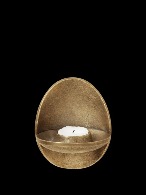 Candleholders<ferm LIVING Agapé Wall Tealight Holder - Finish Brass