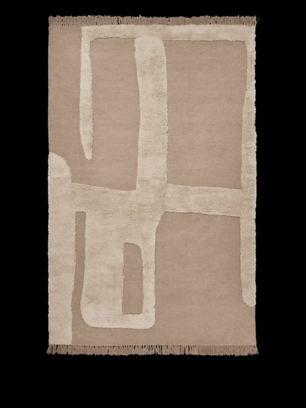 Rectangular Rugs<ferm LIVING Alley Wool Rug - - 140 x 200 cm Natural