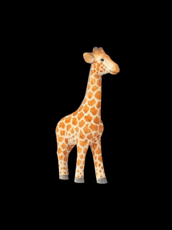 Toys<ferm LIVING Animal Hand-Carved Giraffe Warm Brown