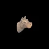 Accessories<ferm LIVING Animal Hand-Carved Hook - Hippo Warm Grey