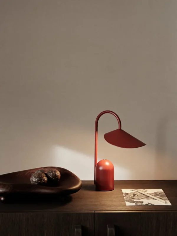 Lamps | Table Lamps<ferm LIVING Arum Portable Lamp - Oxide Red