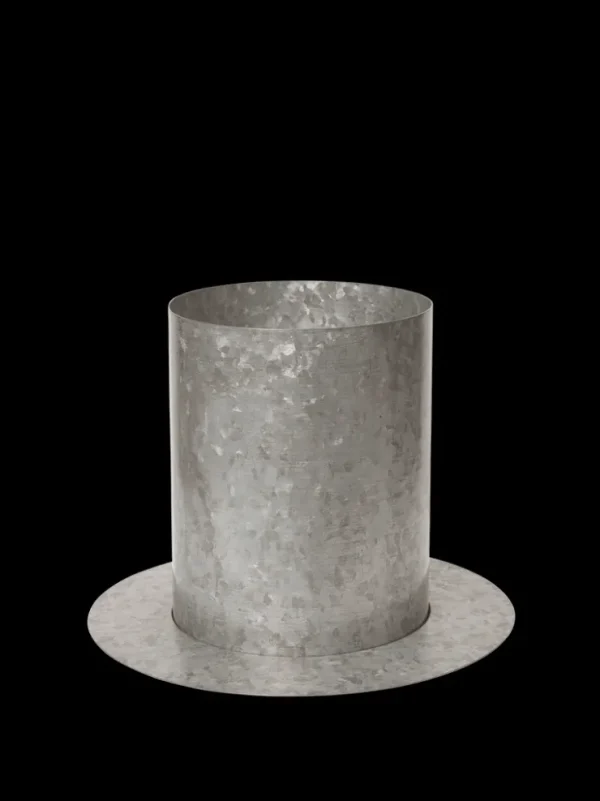 Plant Pots<ferm LIVING Auran Pot - Galvanized - Medium Grey