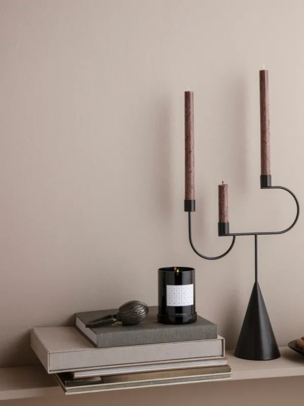 Candleholders<ferm LIVING Avant Candelabra - Black