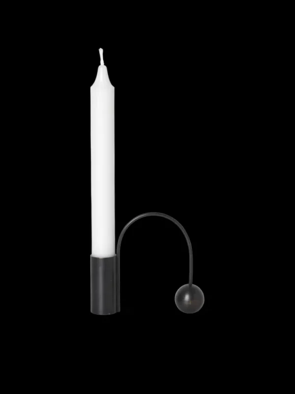 Candleholders<ferm LIVING Balance Candle Holder - Black Brass