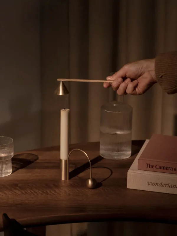 Candleholders<ferm LIVING Balance Candle Holder - Brass