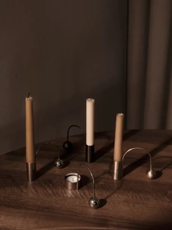 Candleholders<ferm LIVING Balance Candle Holder - Chrome