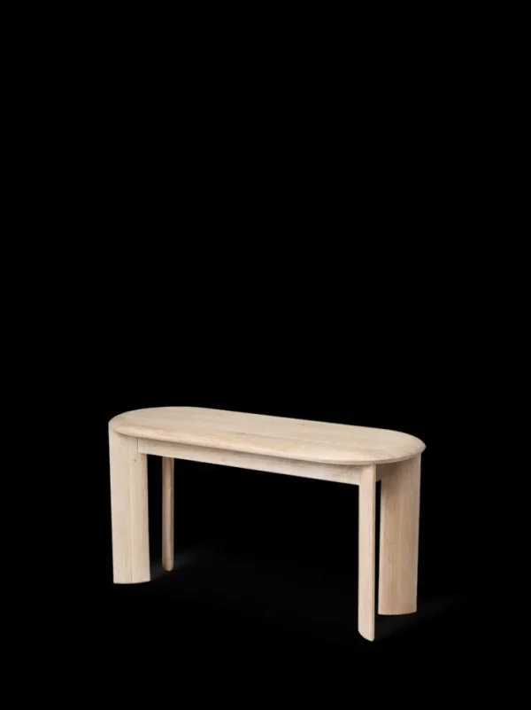 Chairs And Benches<ferm LIVING Bevel Bench - White Stained Oak White Oiled Oak