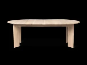 Tables<ferm LIVING Bevel Table - Extendable x 2 - White Oiled Oak