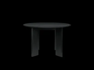 Tables<ferm LIVING Bevel Table - Round Ø117 - Oiled Beech Black