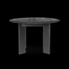 Tables<ferm LIVING Bevel Table - Round - Oiled Oak Black