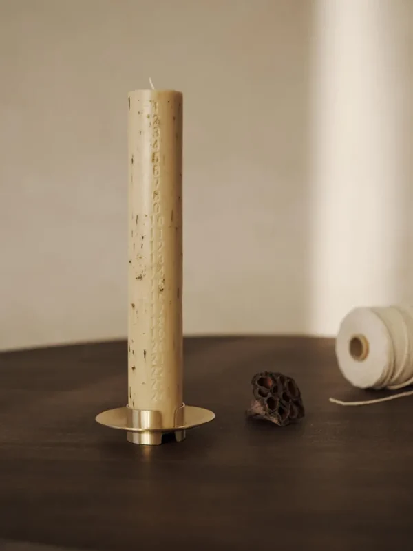 Candleholders<ferm LIVING Block Candle Holder - Brass