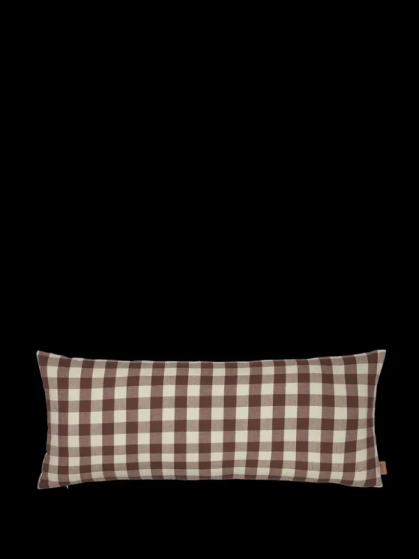 Outdoor Textiles | Cushions<ferm LIVING Bothy Check Cushion - /Grey Green Cinnamon