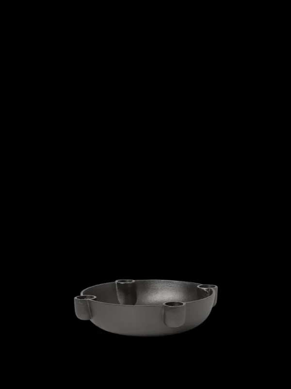 Candleholders<ferm LIVING Bowl Candle Holder - Medium - ened Aluminium Black