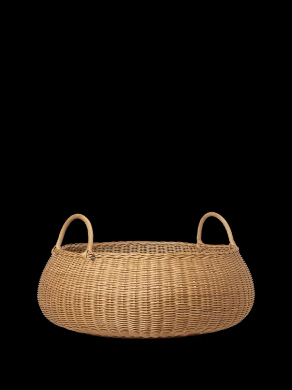 Storage And Shelves | Bags And Baskets<ferm LIVING Braided Basket - Low - Natural