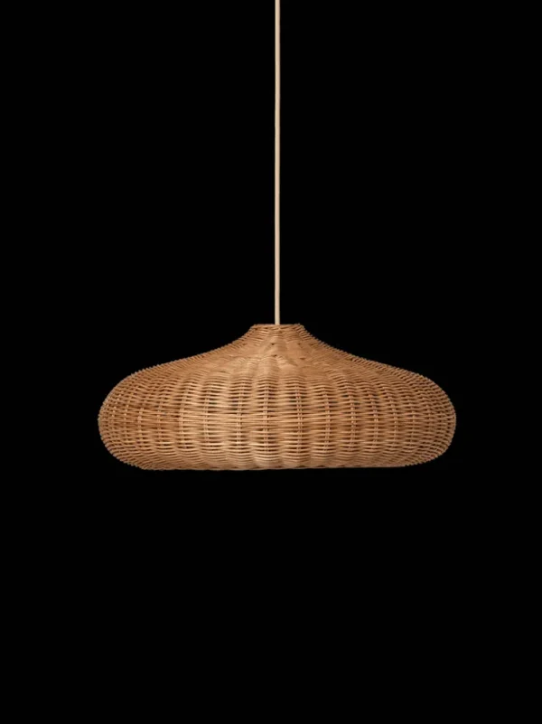 Pendant Lamps<ferm LIVING Braided Lampshade - Disc - Natural