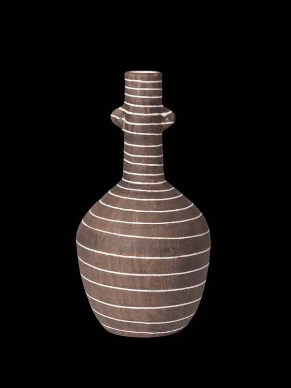 Vases<ferm LIVING Brura Vase - Coffee/White Brown