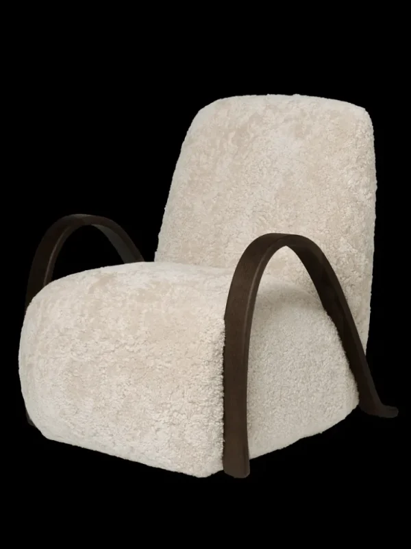 Lounge Chairs And Poufs<ferm LIVING Buur Lounge Chair - Sheepskin - - US Moonlight