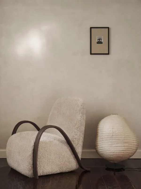 Lounge Chairs And Poufs<ferm LIVING Buur Lounge Chair - Sheepskin - - US Moonlight