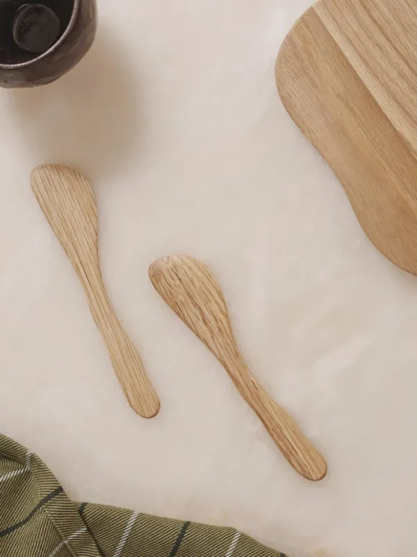 Kitchen Tools And Utensils<ferm LIVING Cairn Butter Knives - Set of 2 - Oak