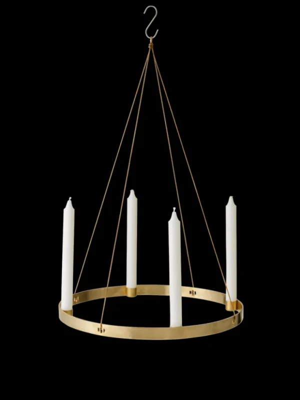 Candleholders<ferm LIVING Candle Holder Circle - Large - Brass