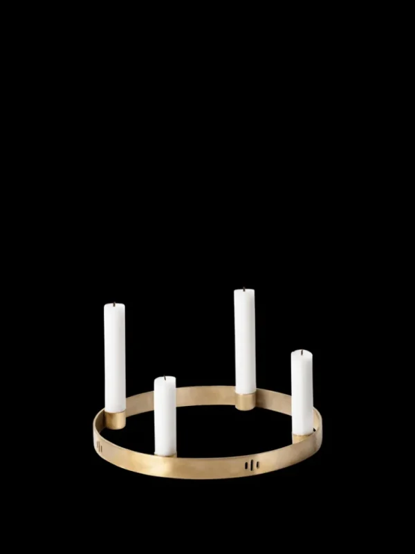 Candleholders<ferm LIVING Candle Holder Circle - Small - Brass