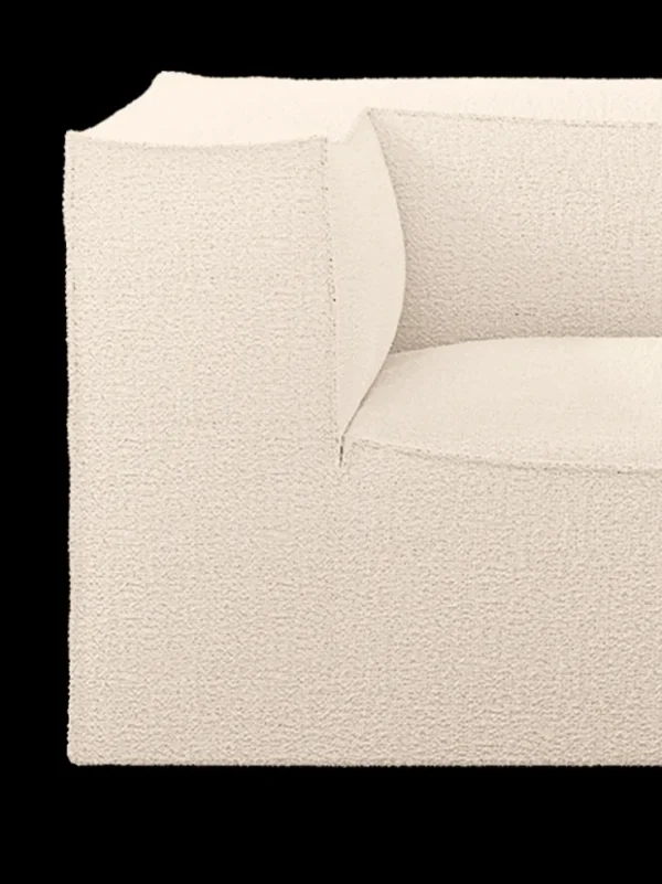 Catena | Sofas And Daybeds<ferm LIVING Catena Sofa Armrest Left L400 Wool Bouclé - - US Off-White