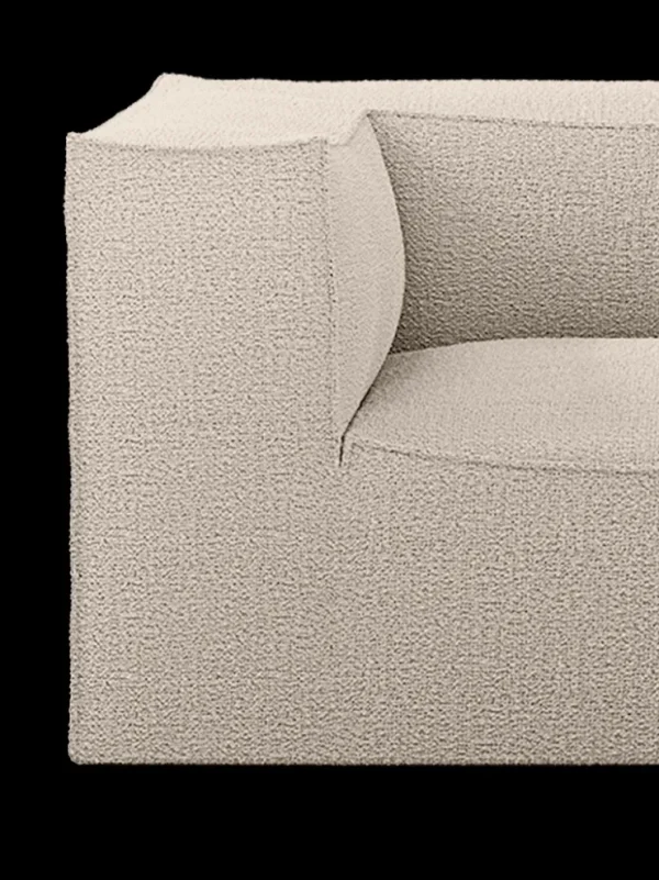 Catena | Sofas And Daybeds<ferm LIVING Catena Sofa Armrest Left L400 Wool Bouclé - - US Natural