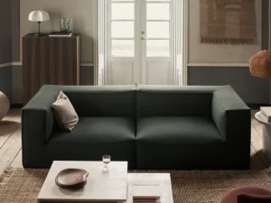 Catena | Sofas And Daybeds<ferm LIVING Catena Sofa Armrest Right L401 Grain - - US Dark Green