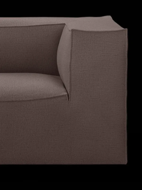 Catena | Sofas And Daybeds<ferm LIVING Catena Sofa Armrest Right L401 Hot M. - Brown - US Dark Brown