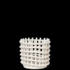 Plant Pots<ferm LIVING Ceramic Basket - Small - Off-White