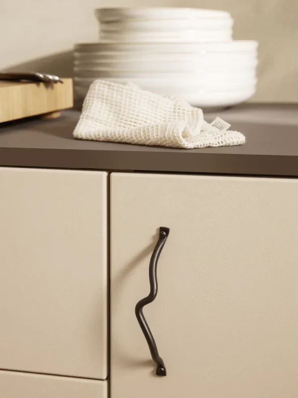 Hooks And Holders<ferm LIVING Curvature Handle - Black Brass