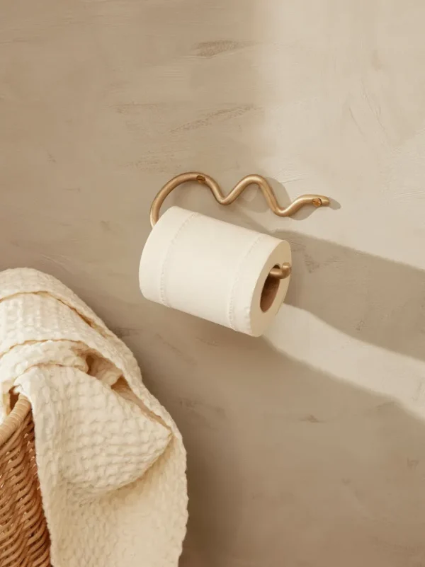 Hooks And Holders<ferm LIVING Curvature Toilet Paper Holder - Brass