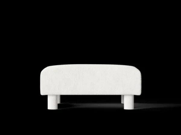 Dase | Lounge Chairs And Poufs<ferm LIVING Dase Ottoman Bouclé - - US Off-White