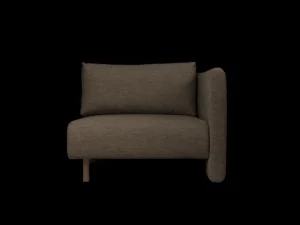 Dase | Sofas And Daybeds<ferm LIVING Dase Sofa Armrest Right Soft Bouclé - - US Dark Brown