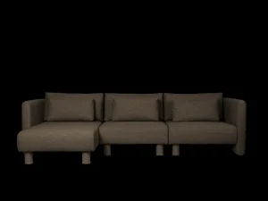 Dase | Sofas And Daybeds<ferm LIVING Dase Sofa Armrest Right Soft Bouclé - - US Dark Brown