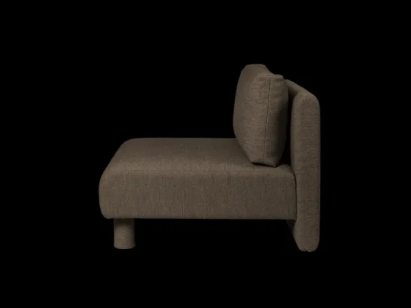 Dase | Sofas And Daybeds<ferm LIVING Dase Sofa Center Soft Bouclé - - US Dark Brown