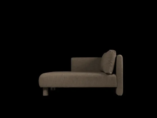 Dase | Sofas And Daybeds<ferm LIVING Dase Sofa Chaise Longue Left Soft Bouclé - - US Dark Brown