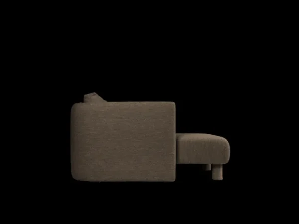 Dase | Sofas And Daybeds<ferm LIVING Dase Sofa Chaise Longue Left Soft Bouclé - - US Dark Brown