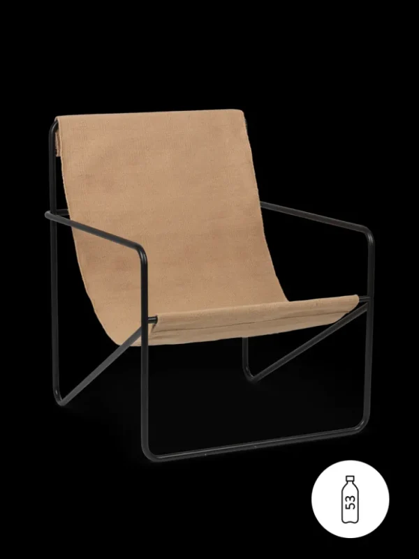 Outdoor Seating | Chairs And Benches<ferm LIVING Desert Lounge Chair - Black/ Sand