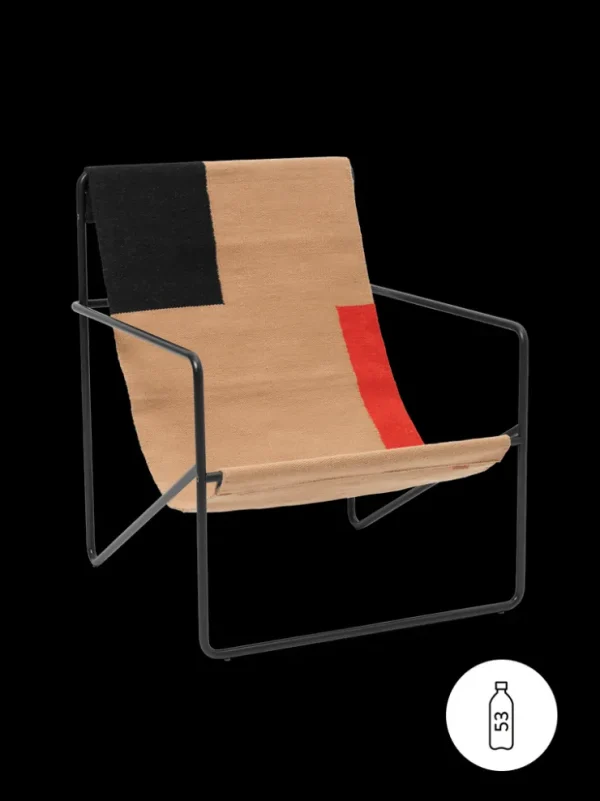 Outdoor Seating | Chairs And Benches<ferm LIVING Desert Lounge Chair - Black/ Block