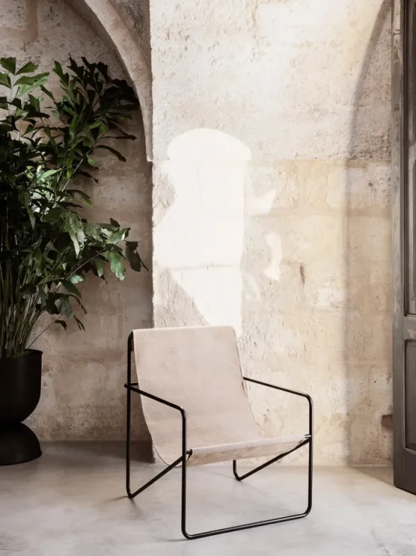 Outdoor Seating | Chairs And Benches<ferm LIVING Desert Lounge Chair - Black/ Sand