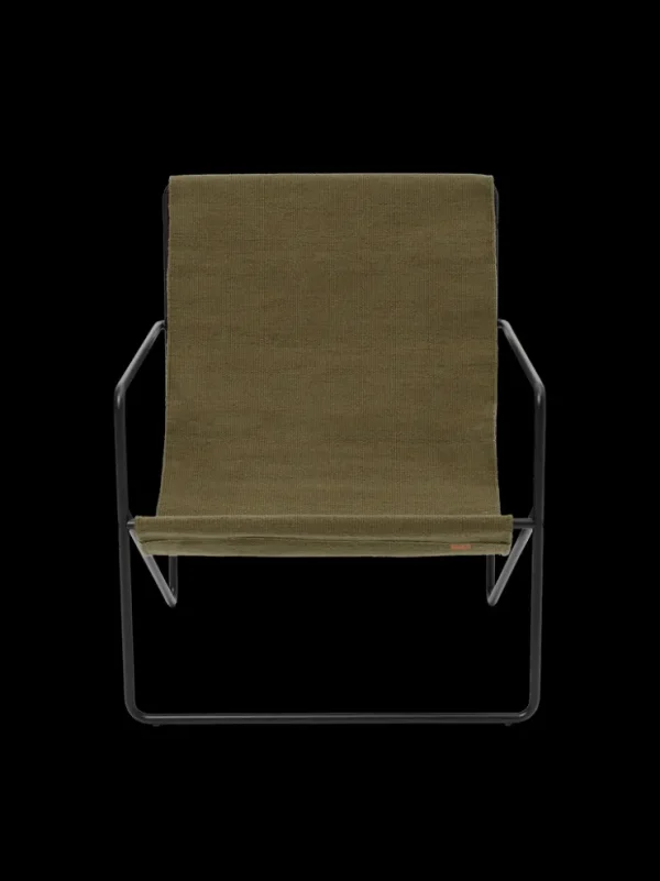 Outdoor Seating | Chairs And Benches<ferm LIVING Desert Lounge Chair - Black/ Olive