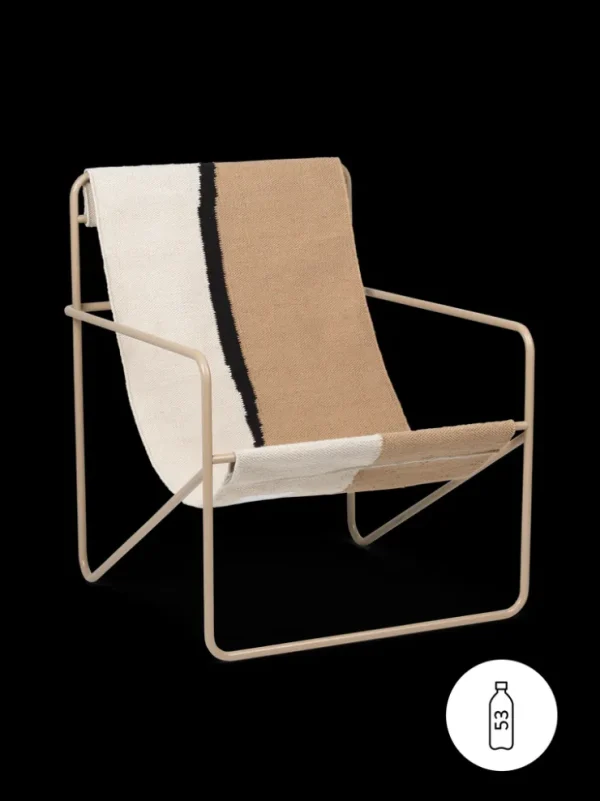 Outdoor Seating | Chairs And Benches<ferm LIVING Desert Lounge Chair - Cashmere/Soil Light Beige