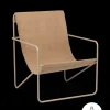 Outdoor Seating | Chairs And Benches<ferm LIVING Desert Lounge Chair - Cashmere/ Sand