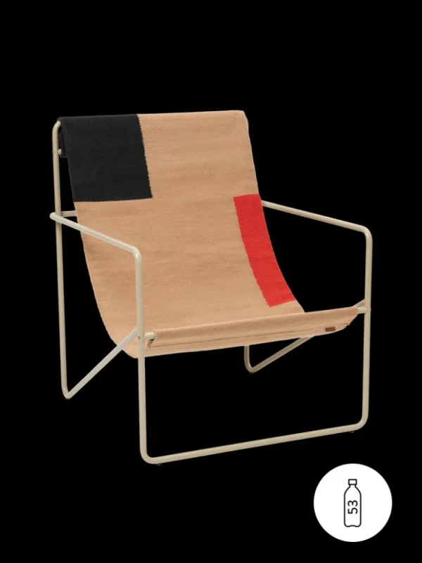 Outdoor Seating | Chairs And Benches<ferm LIVING Desert Lounge Chair - Cashmere/ Block