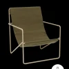 Outdoor Seating | Chairs And Benches<ferm LIVING Desert Lounge Chair - Cashmere/ Olive