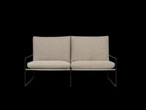 Outdoor Seating | Outdoor Furniture<ferm LIVING Desert 2-seater - Dolce - Black/ Dark Sand