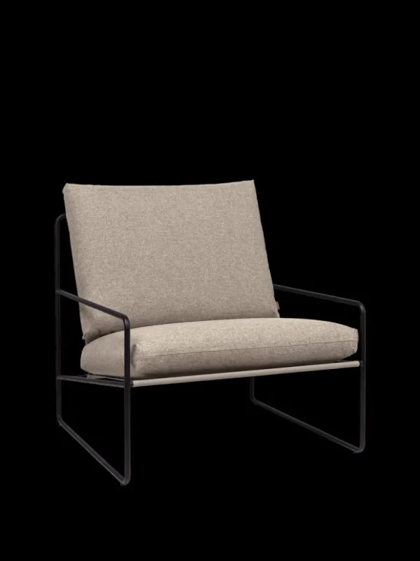 Outdoor Seating | Outdoor Furniture<ferm LIVING Desert 1-seater - Dolce - Black/ Dark Sand