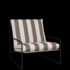 Outdoor Seating | Outdoor Furniture<ferm LIVING Desert 1-seater - Stripe - Black/ Chocolate