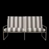 Outdoor Seating | Outdoor Furniture<ferm LIVING Desert 2-seater - Stripe - Cashmere/ Chocolate